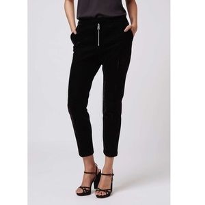 Topshop Velvet Cigarette Pants